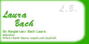 laura bach business card
